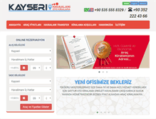 Tablet Screenshot of kayseriotokirala.net